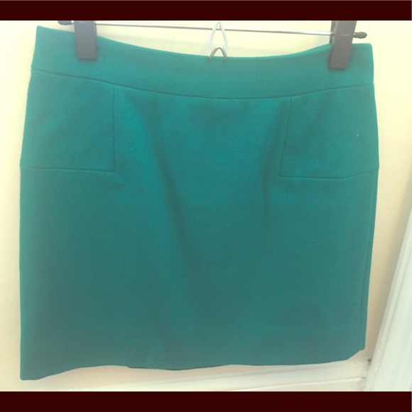 J. Crew postage stamp mini in jade green (2) - Picture 2 of 2